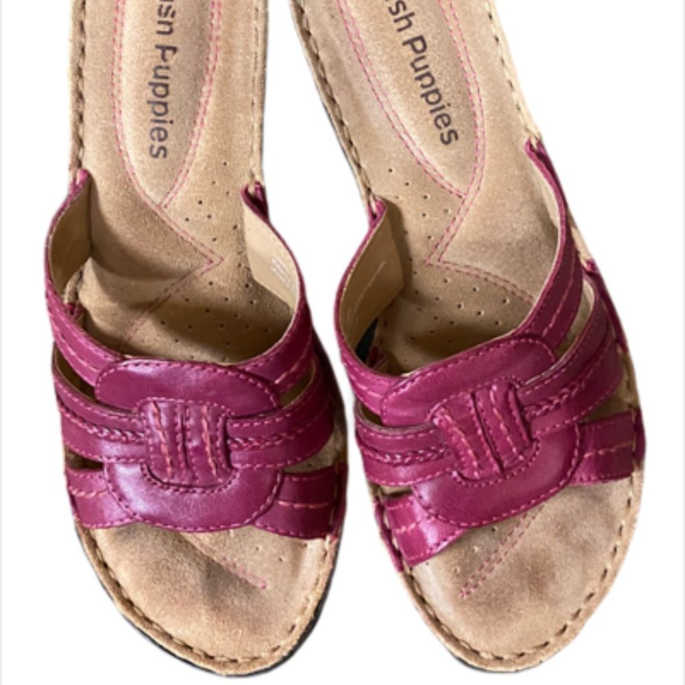 Hushpuppied Wedge Sandals